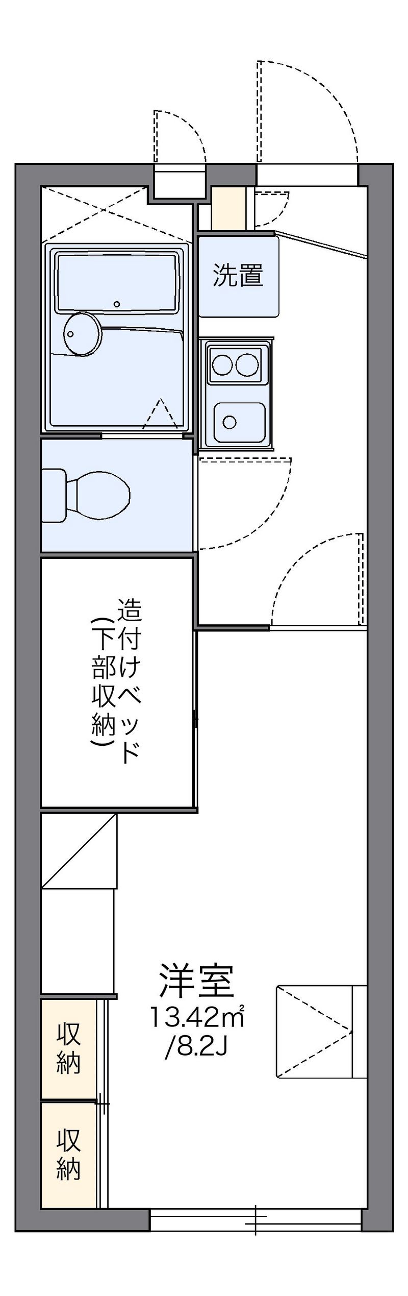 レオパレスＭＡＲＧＵＥＲＩＴＥ 間取図