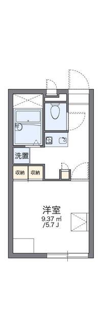 レオパレス大和 間取り図