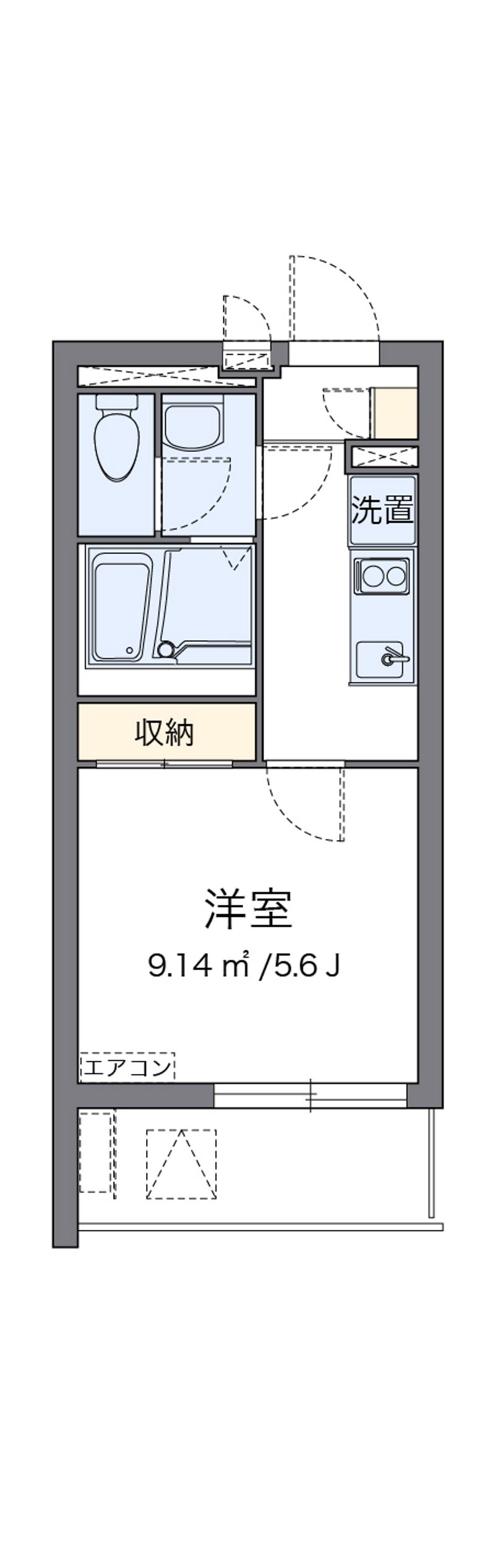 クレイノ錦 間取図