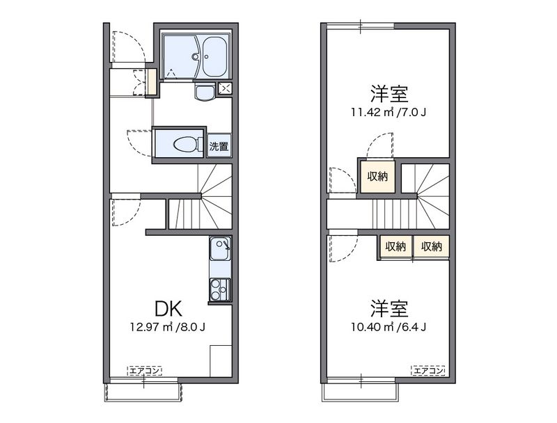 レオパレス下宮永 間取図