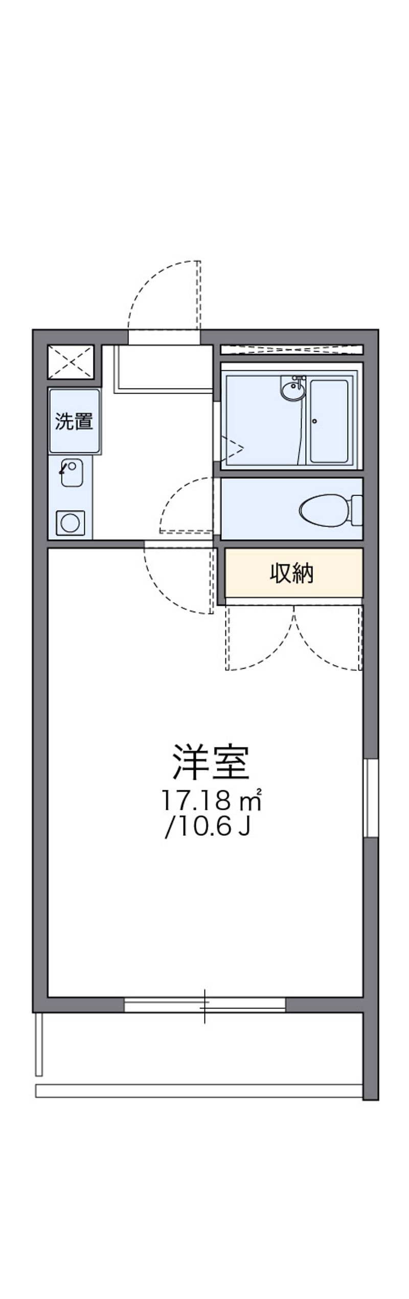 レオパレスＴＡＢＵＣＨＩ 間取図