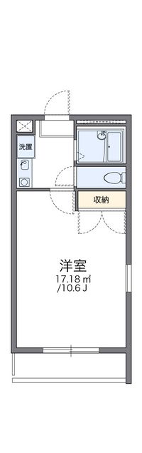 レオパレスＴＡＢＵＣＨＩ 間取り図