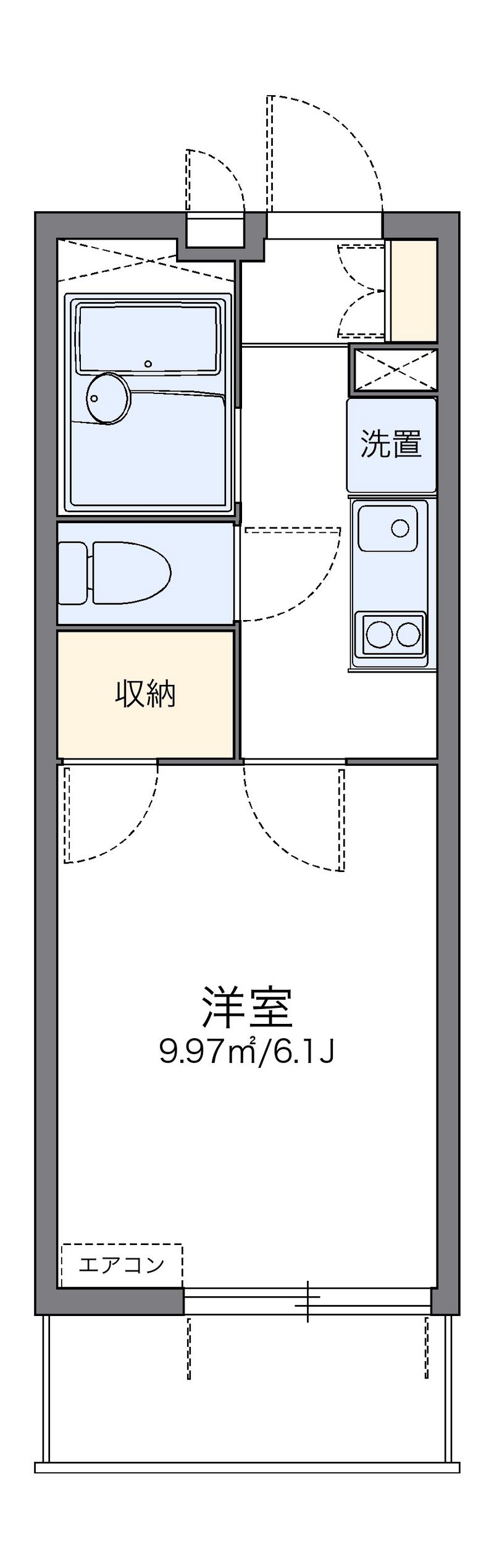 レオパレスプリマヴェーラ 間取図