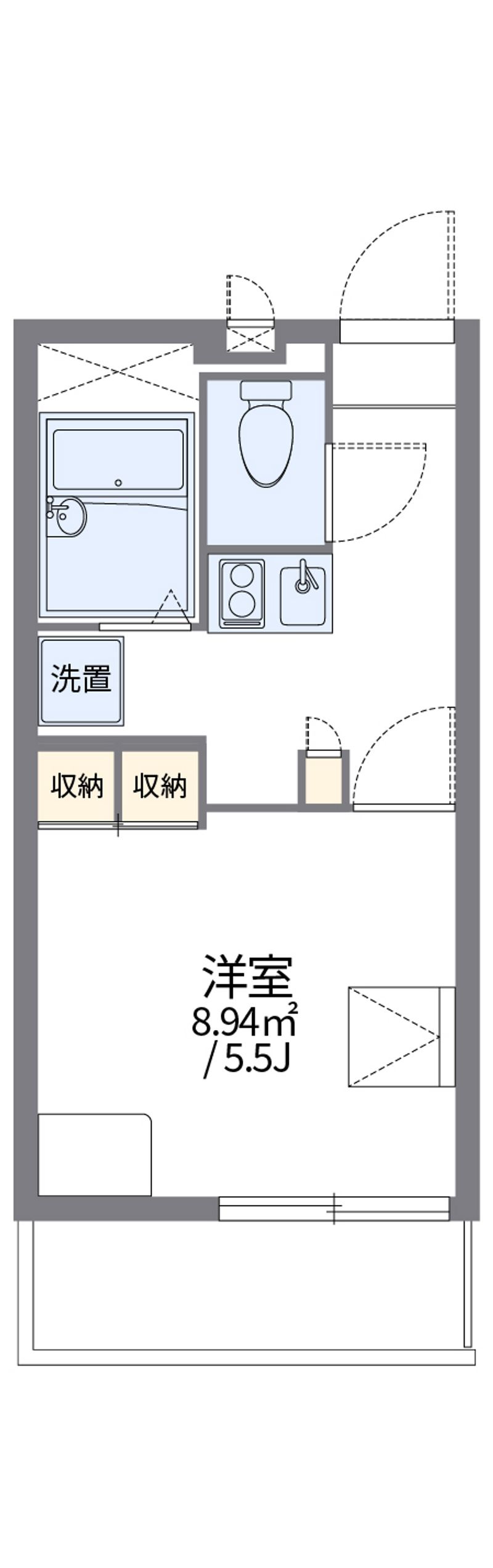 レオパレス友井 間取図