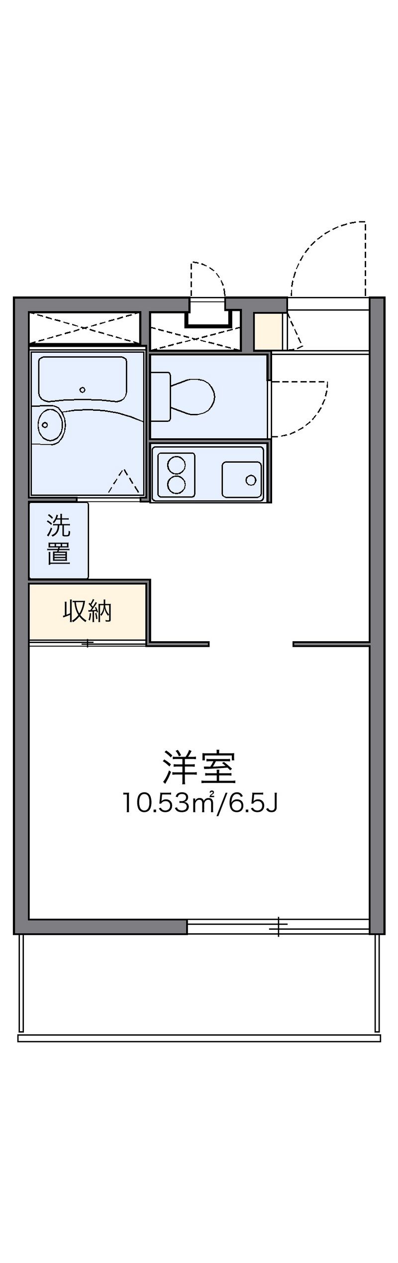 レオパレスサン・マックⅡ 間取図