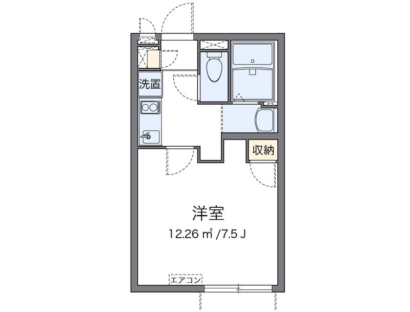 クレイノラ　コルテ 間取図