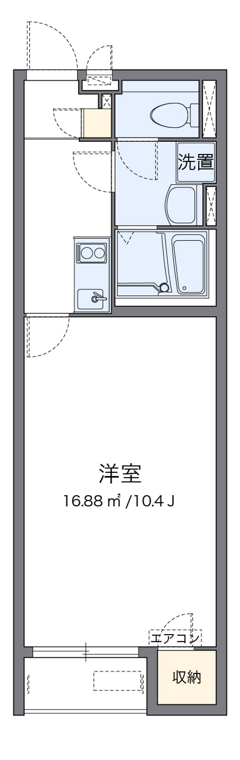 クレイノＣＩＥＬ 間取図
