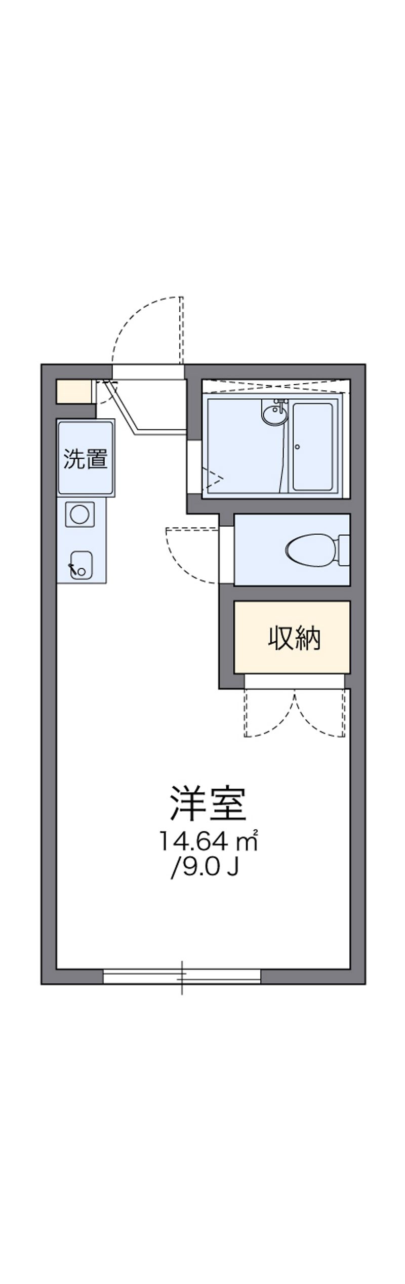 レオパレス松浦 間取図