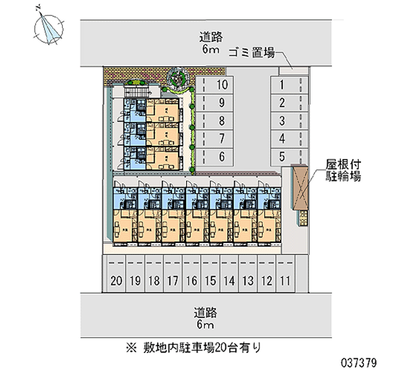 37379月租停车场