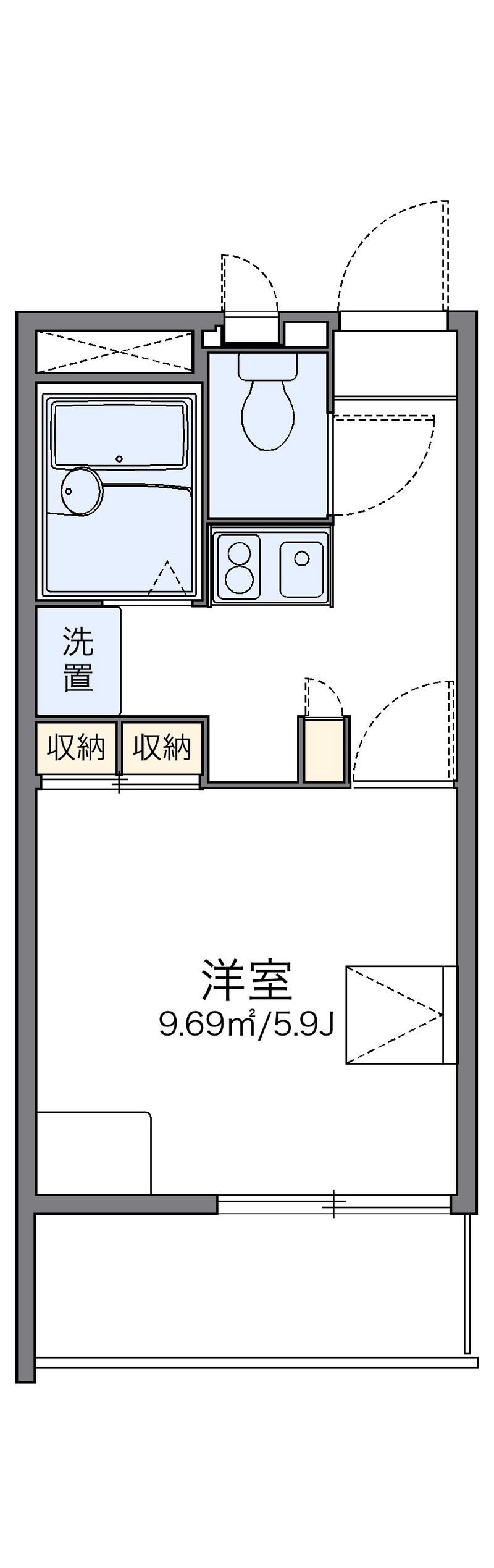 レオパレスｚｕｃｃａ 間取図
