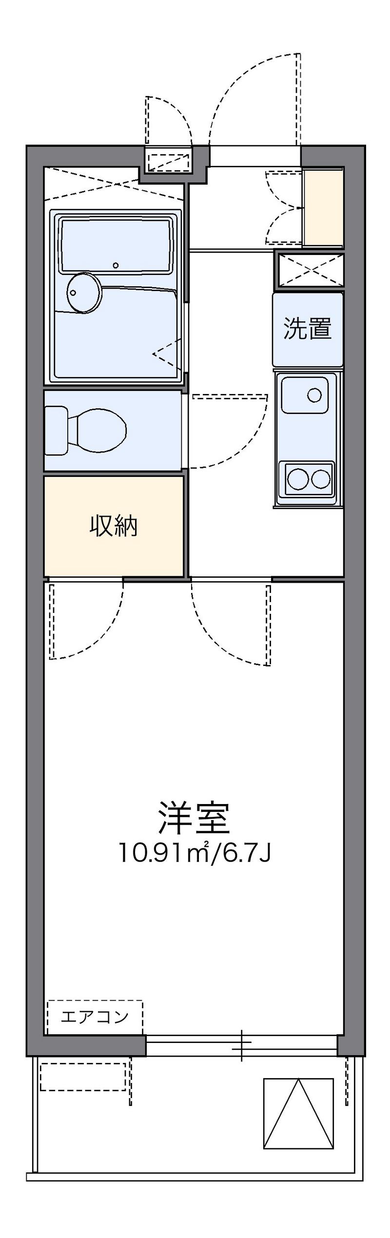 レオパレスラグレージュ 間取図