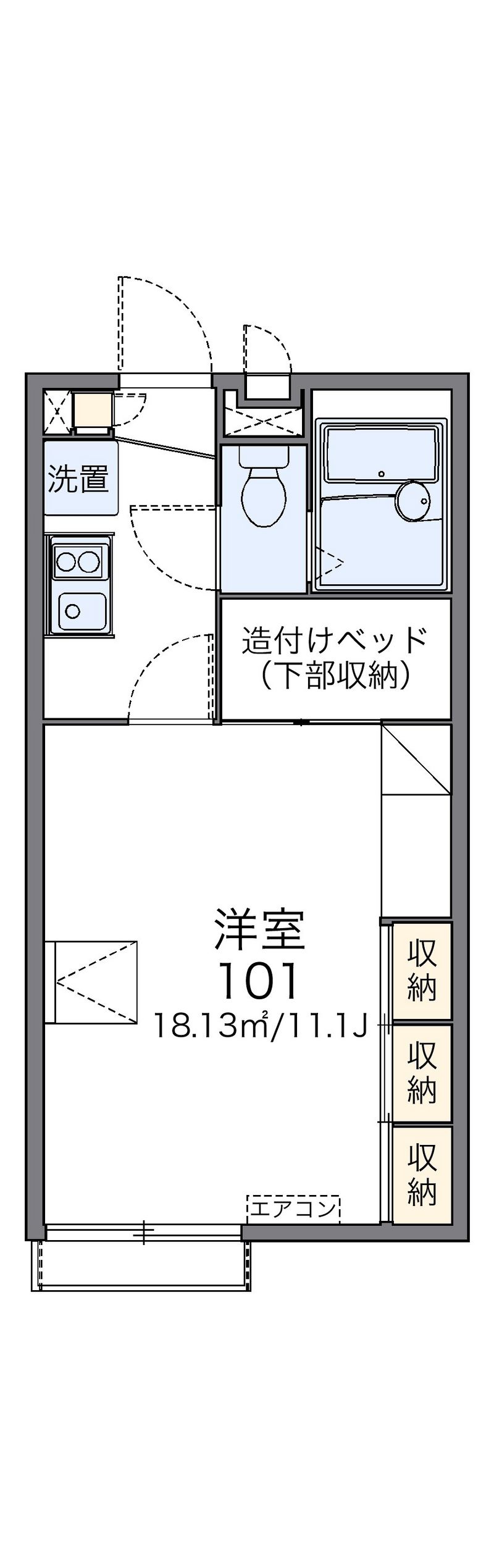 leopalace Miake Sơ đồ nhà