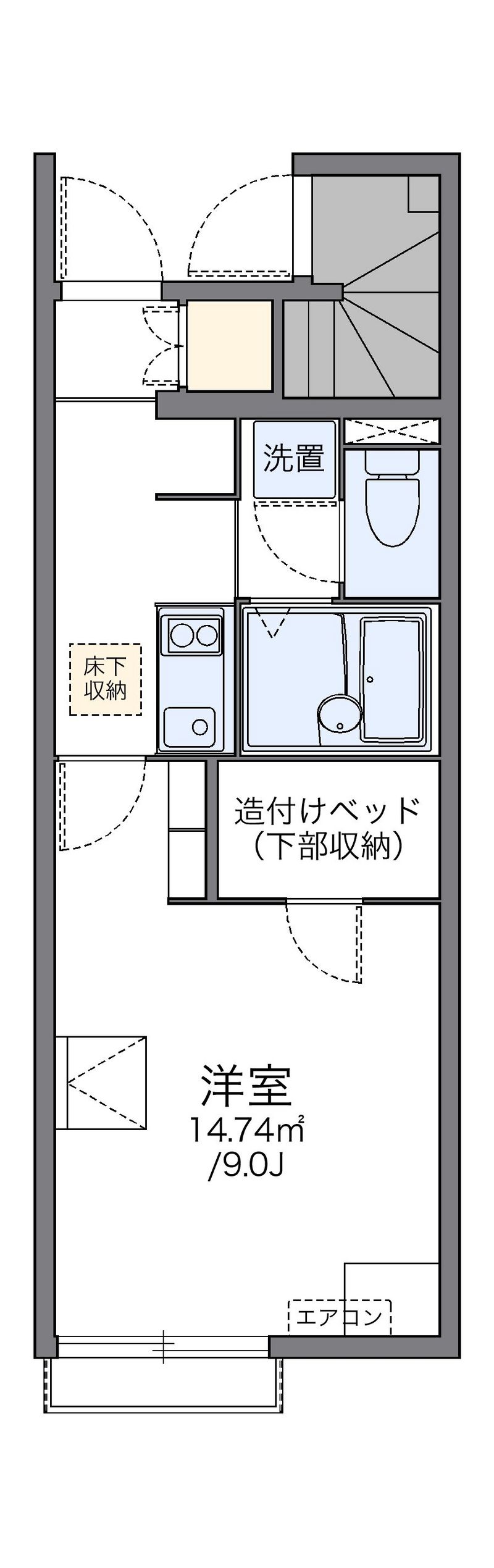 レオネクストフェリチタ　美崎 間取図