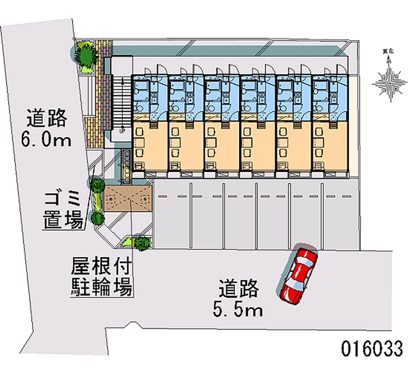 レオパレスクレスト 区画図