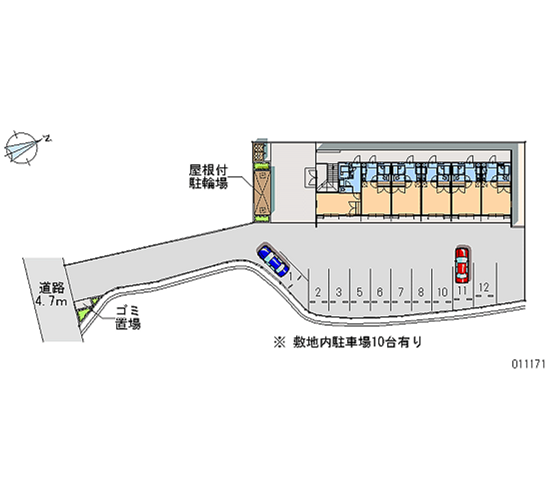 11171月租停車場