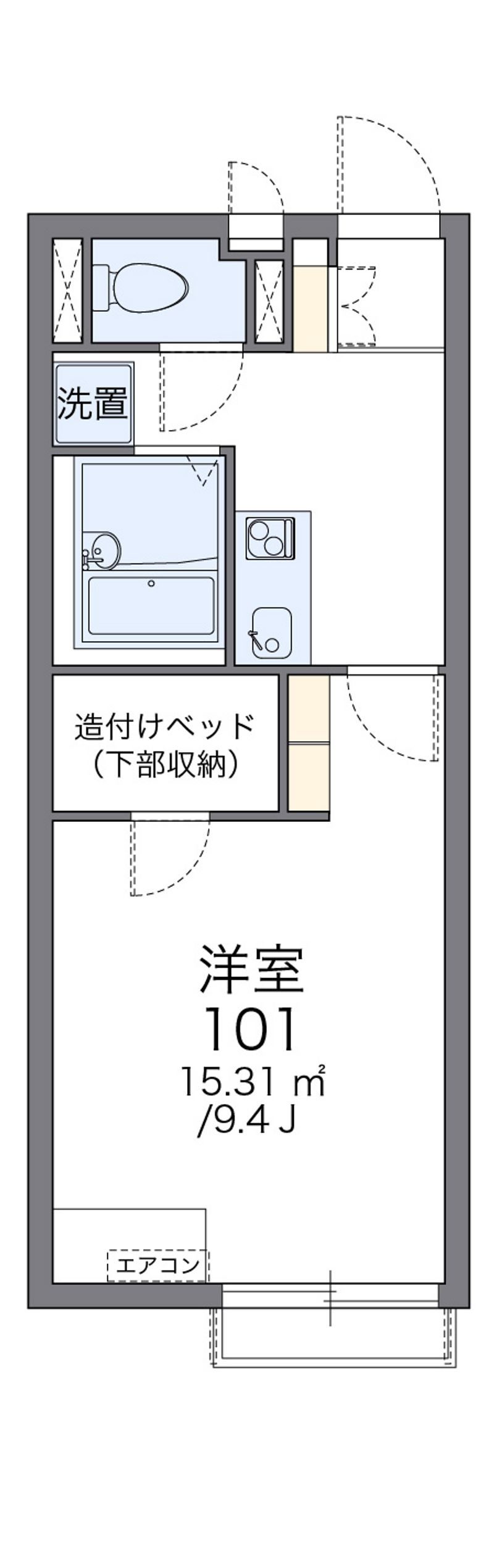 レオネクストウェリナ 間取図