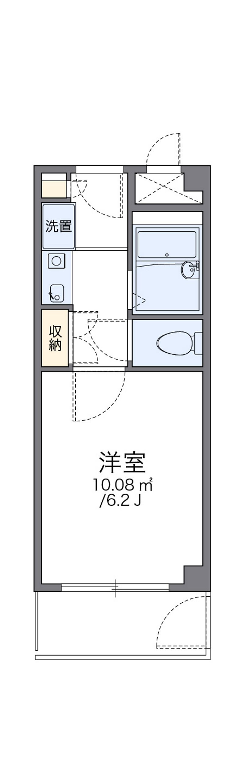 レオパレスＩＫＥＧＡＭＩ 間取図