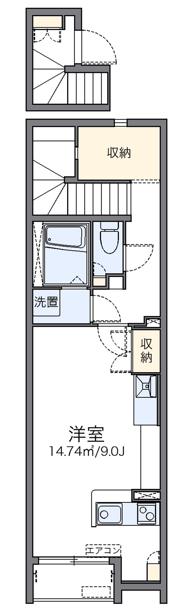 レオネクストＮ２ 間取図