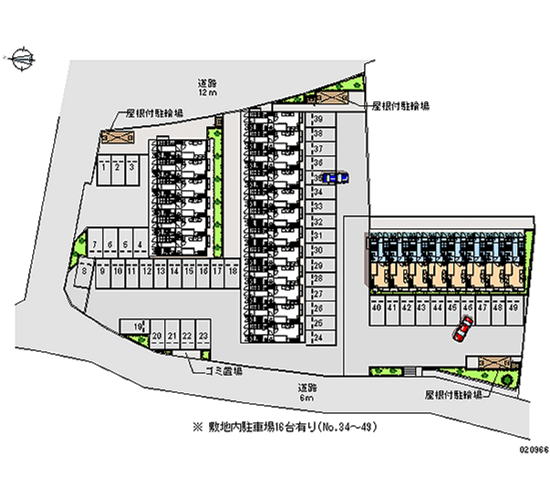 20966 Monthly parking lot