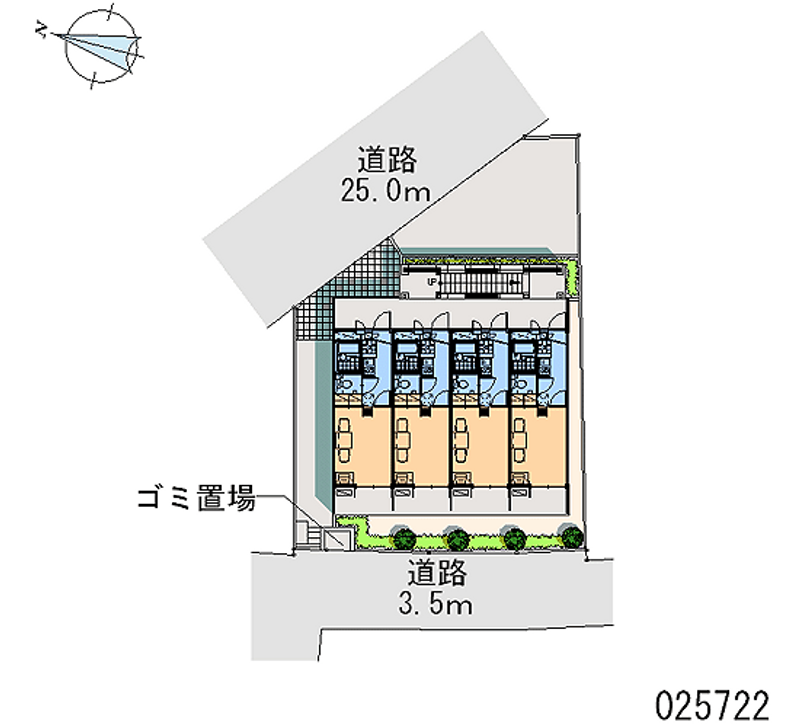 レオパレス目白通 区画図
