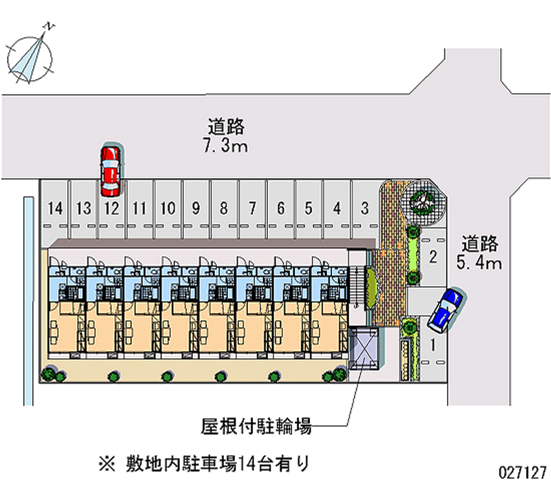 27127 Monthly parking lot