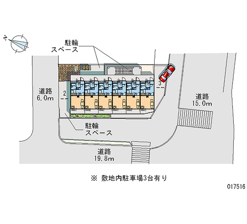 レオパレス灘北 区画図
