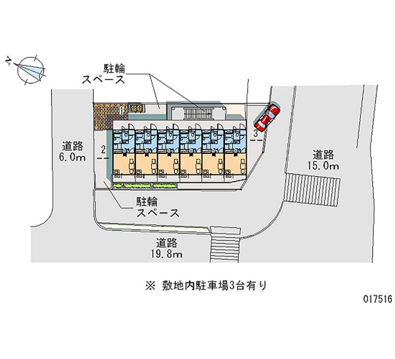 レオパレス灘北 月極駐車場