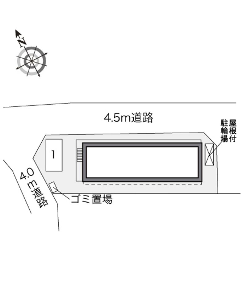 レオパレスシャルマンⅡ 配置図