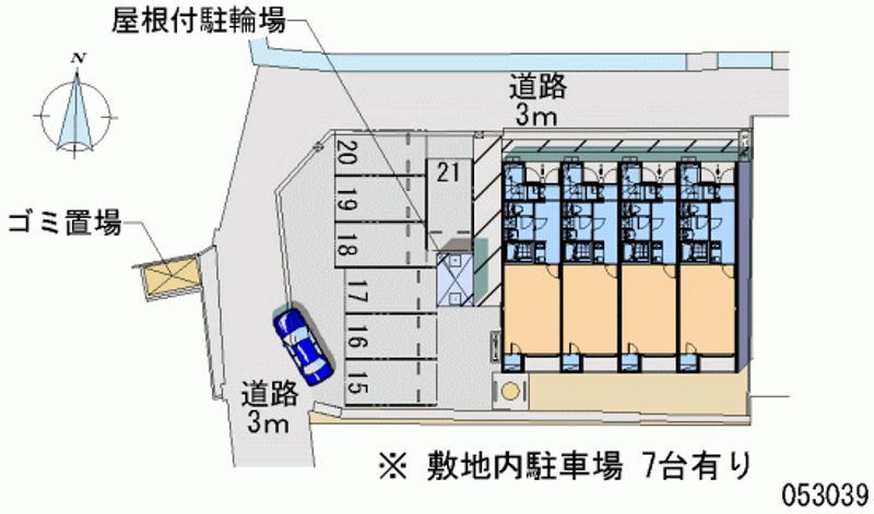 レオネクスト白枝Ⅱ 区画図