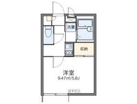 レオパレスサニーヒルズⅡ 間取図