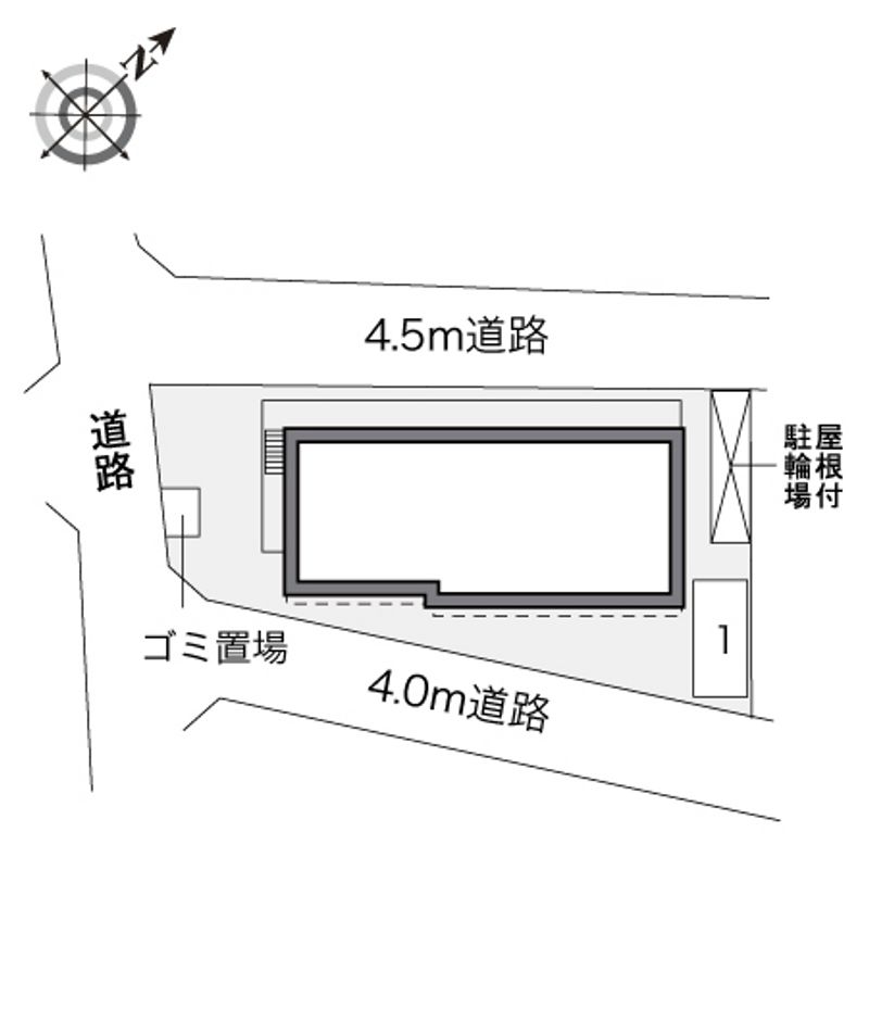 レオパレスカームＹＯＳＨＩＤＡ 配置図