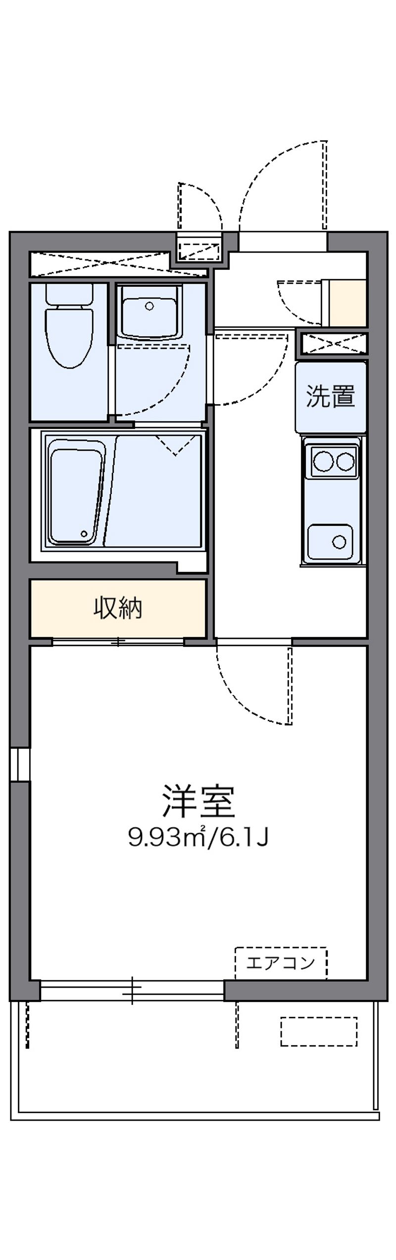 レオネクストＨＡＲＵ 間取図
