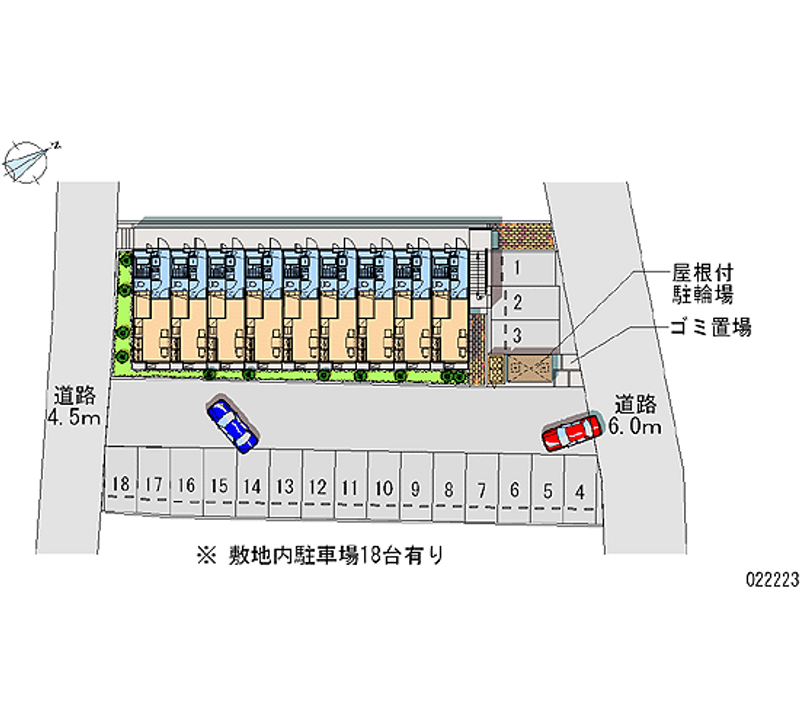 22223 Monthly parking lot