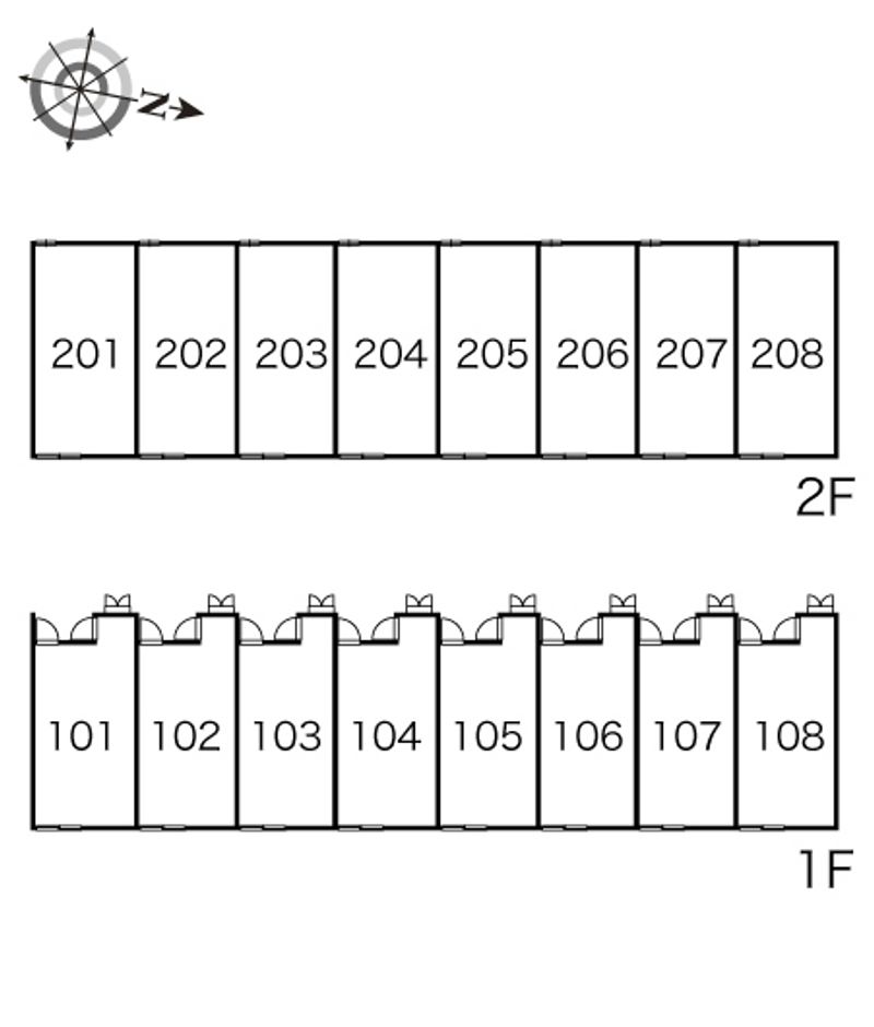 レオパレスゴールド 間取り配置図