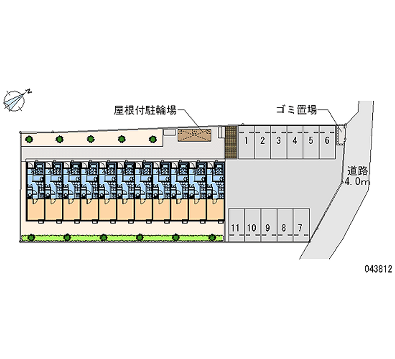 43812 bãi đậu xe hàng tháng