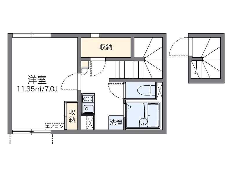 レオネクストアローステージⅢ 間取図