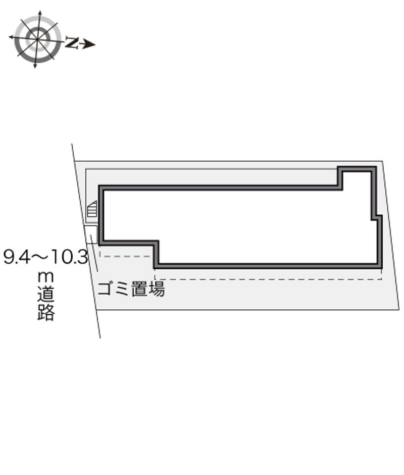 レオパレスハーモニーハイツ鶴見 配置図