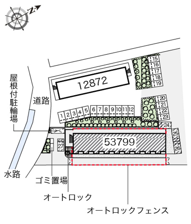 レオネクストフロレゾンＡ 配置図