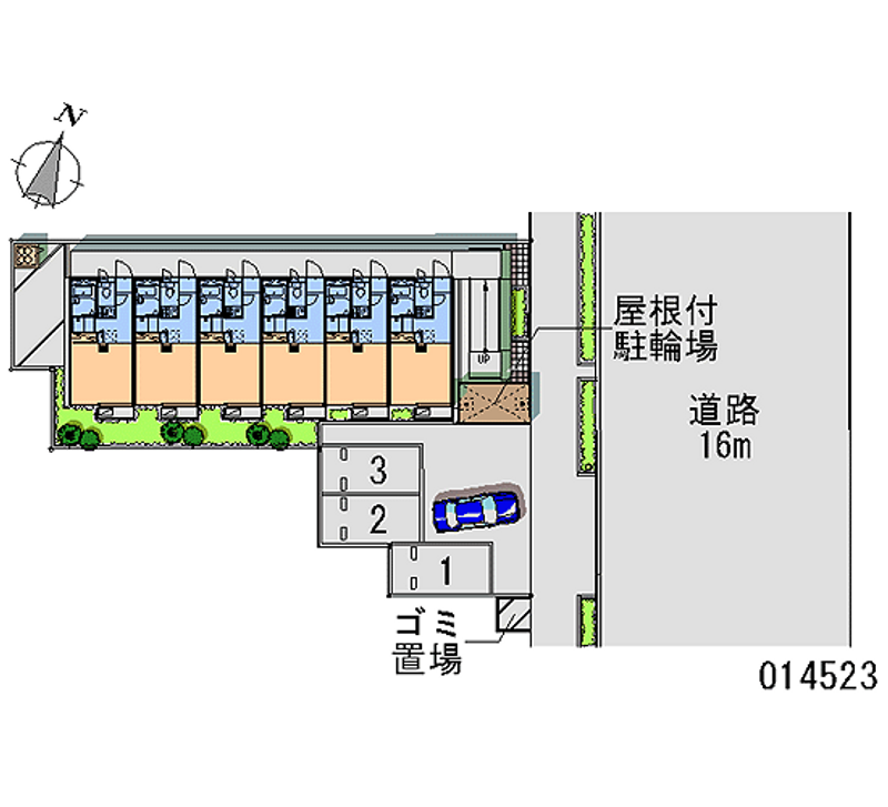 14523 Monthly parking lot