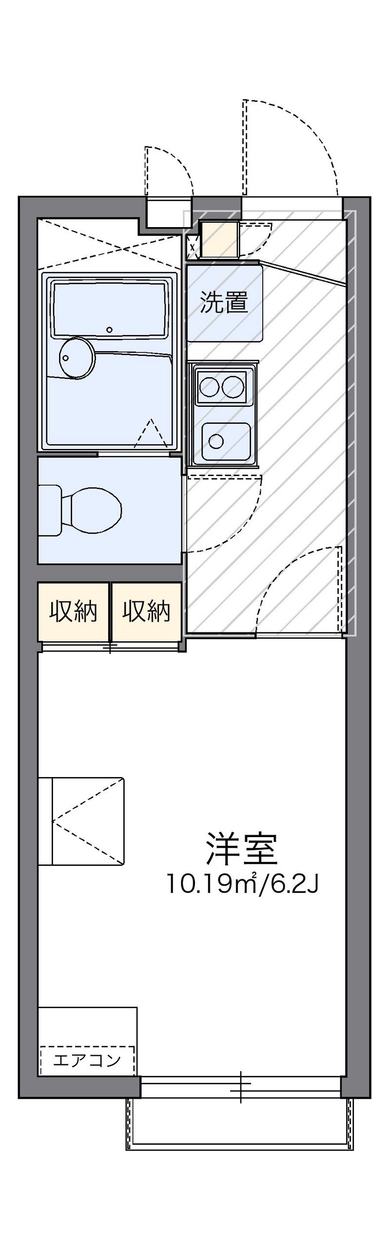 レオパレスグレイスＳＨＩＮＯⅢ 間取図