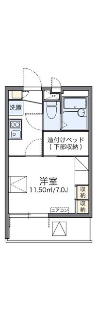 レオパレスＢＬＵＥ　ＮＯＴＥ 間取り図