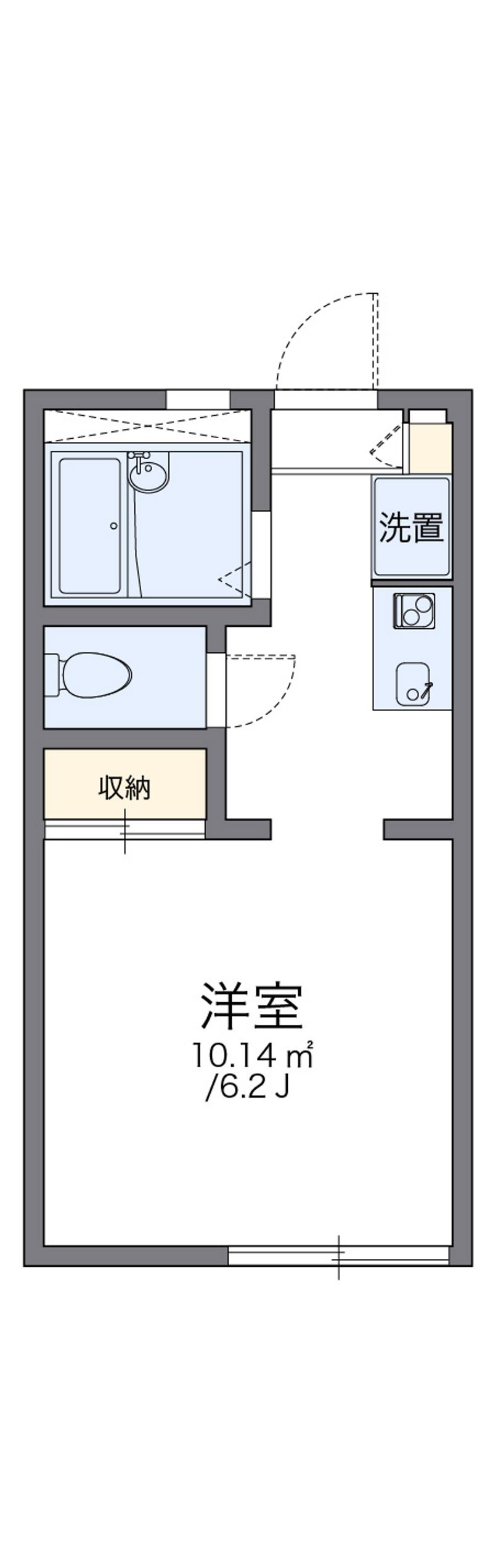 レオパレス妙蓮寺ヴィラ 間取図