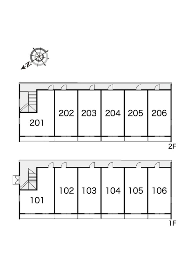 レオパレスシャルマン 間取り配置図