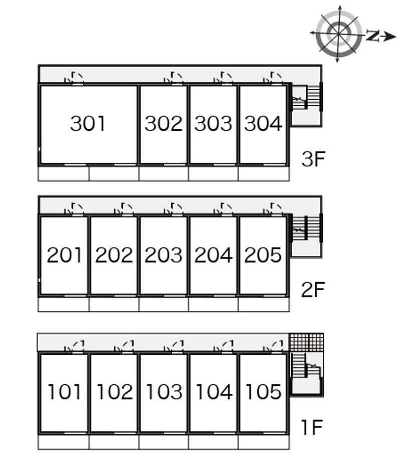 レオネクストリッカティル 間取り配置図