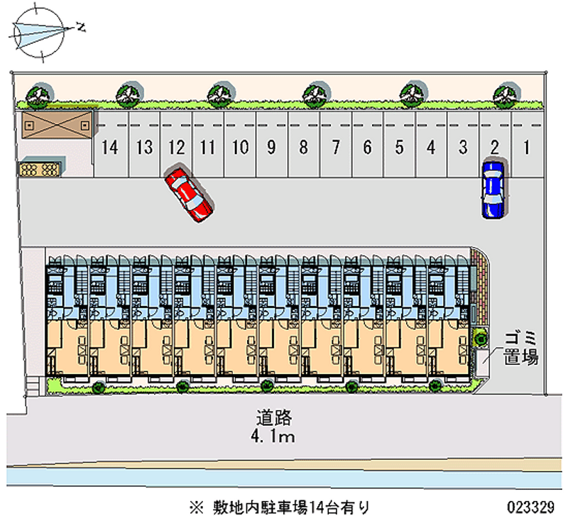 23329 Monthly parking lot