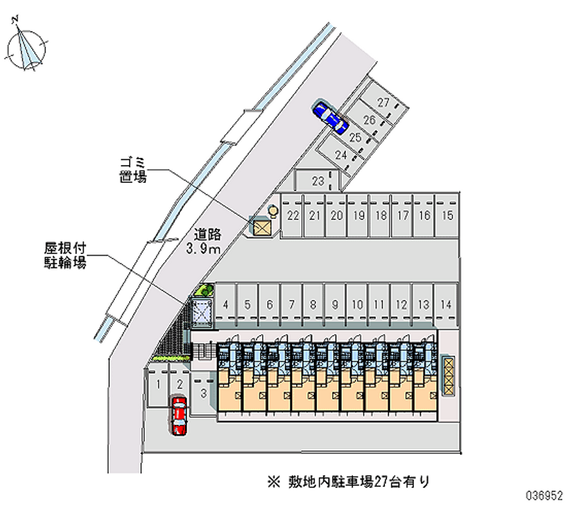 36952 Monthly parking lot