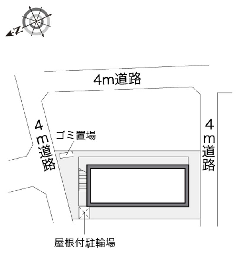 レオパレスあげきゅう 配置図
