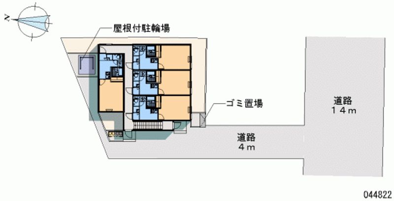 レオパレスメゾン　山　鼻 区画図