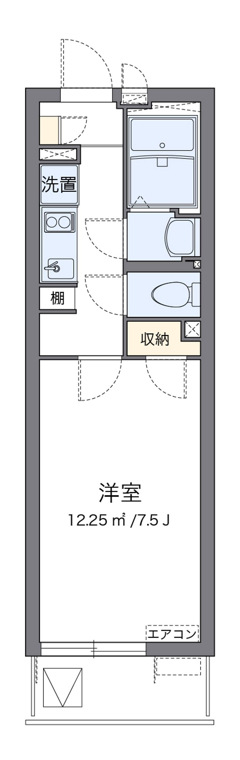 クレイノウィングコート川崎 間取り