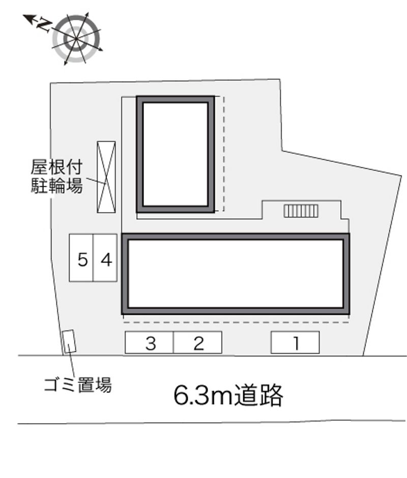 レオパレスＮＡＧＡＴＡ 配置図